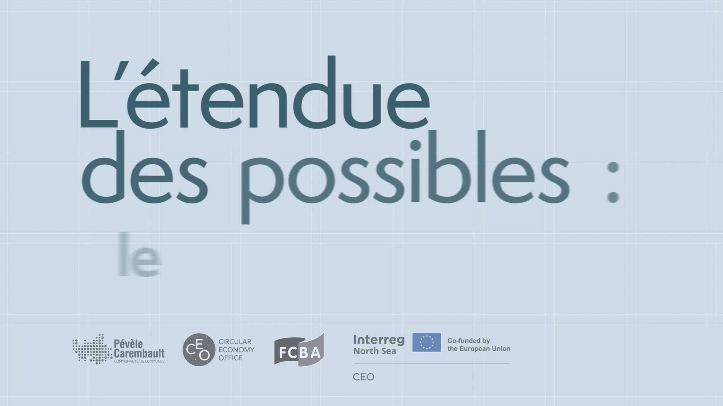 Extrait de la vidéo, titre « L’étendue des possibles »