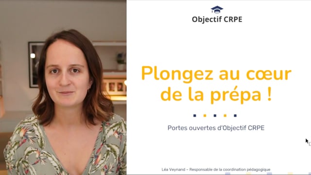 Portes ouvertes d'Objectif CRPE : plongez au cœur de la prépa !