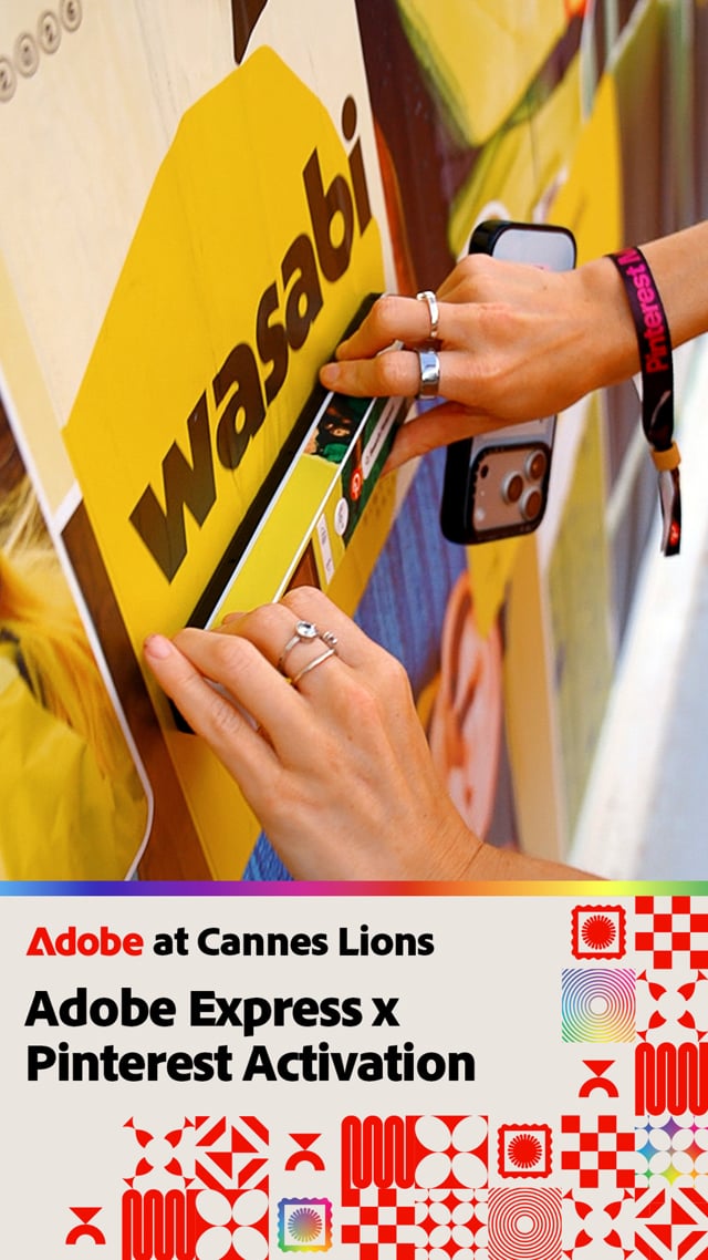 Video still from Adobe Express x Pinterest Activation