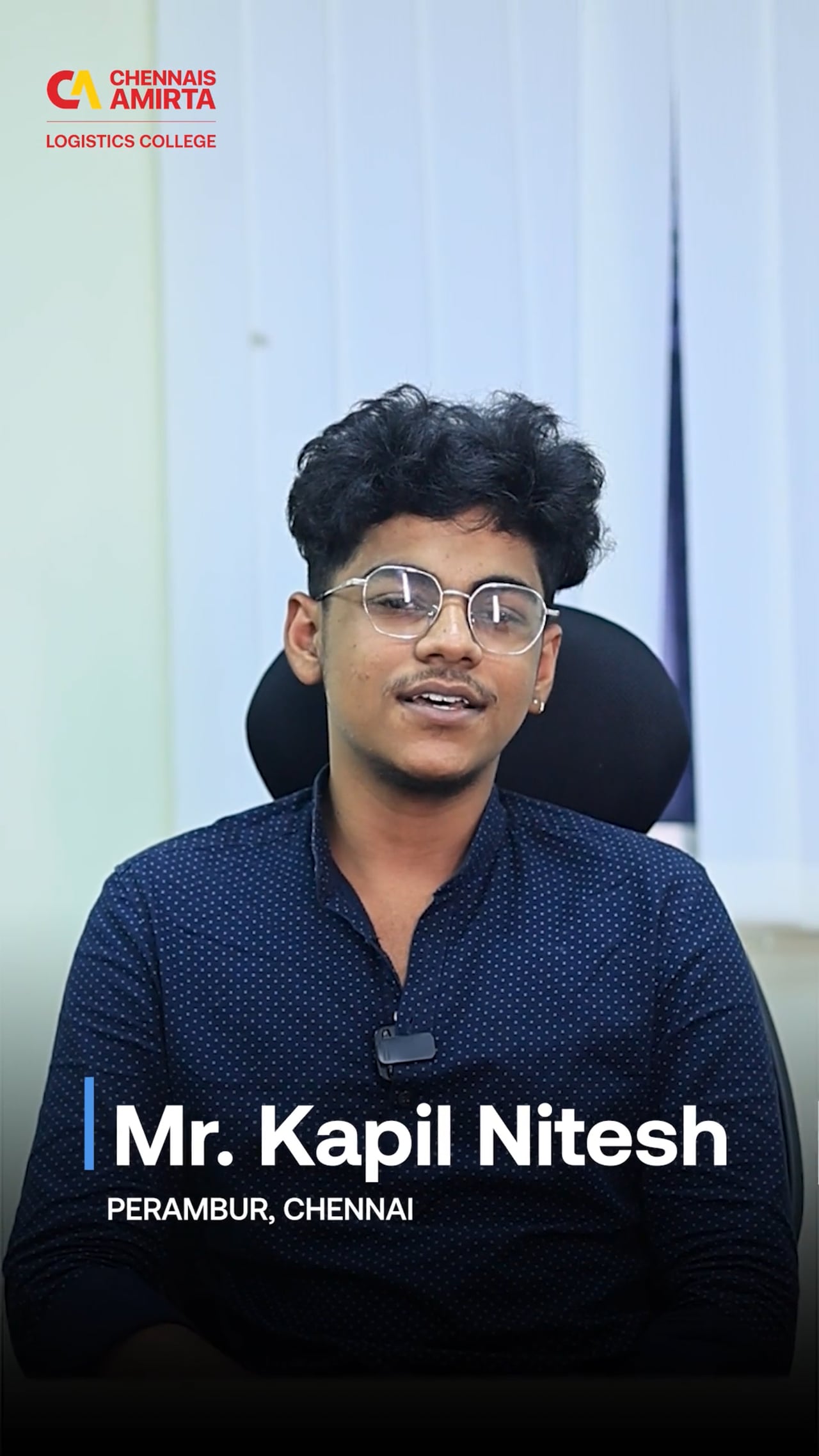 Mr. Kapil Nitesh from Chennai - video testimonial