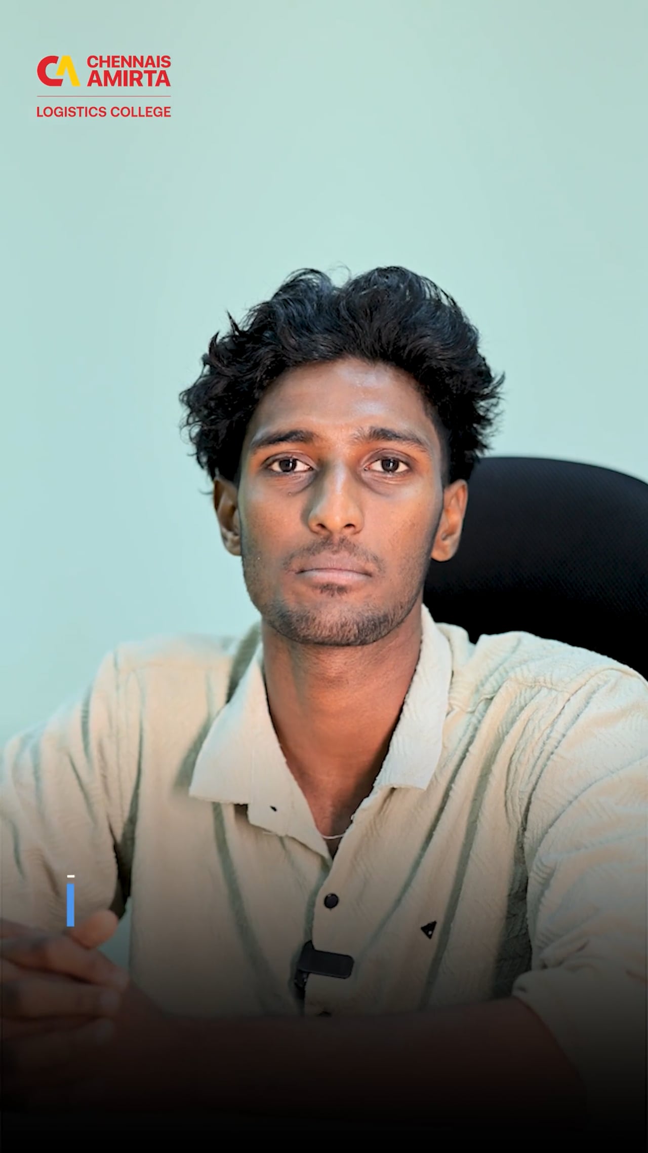 Mr. Vishal S from Chennai - video testimonial