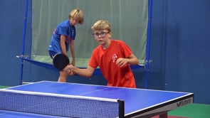 Els benjamins Bru Mundet i Pere Paltré han debutat al campionat d'Espanya de tennis taula