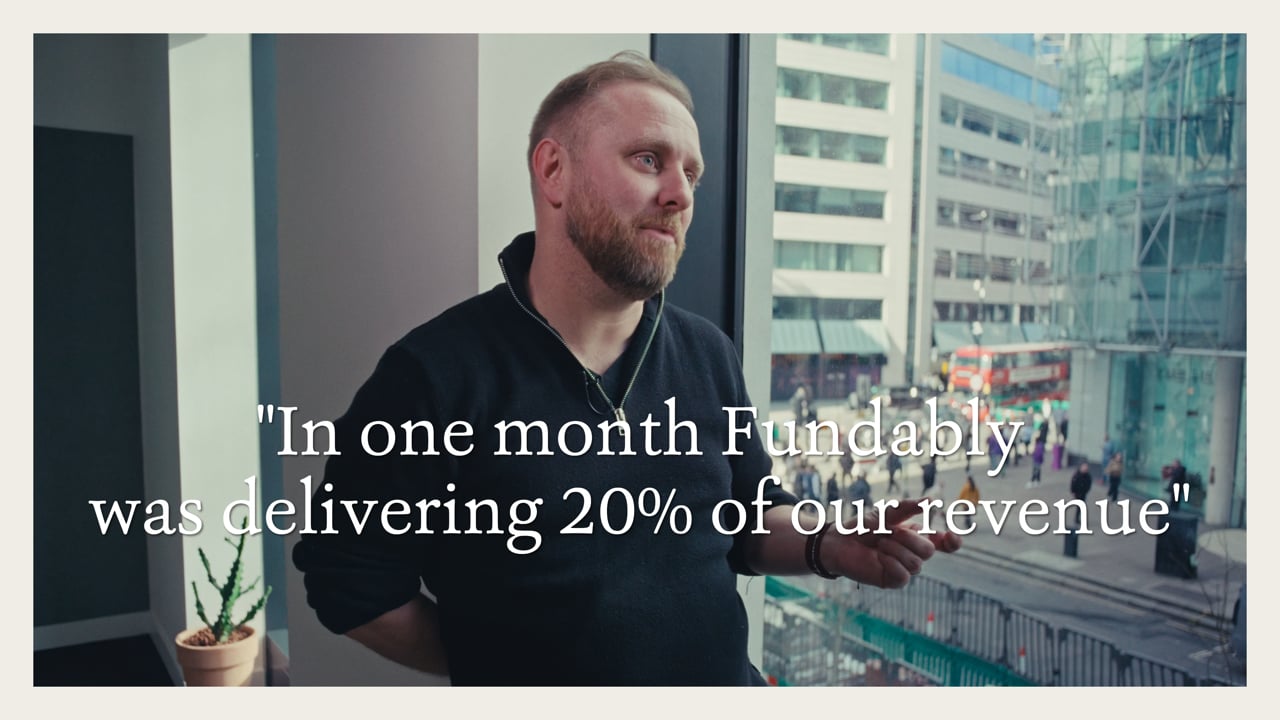Video thumbnail: Tim Annis, CEO of Bluechain, on partnering with Fundably