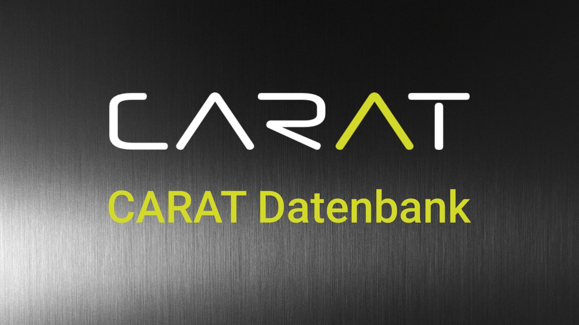 CARAT neue Datenbank