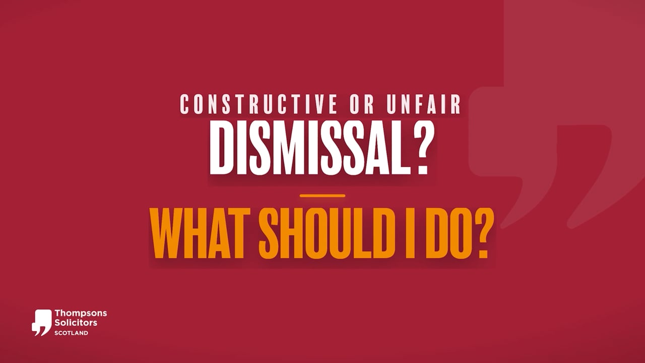 Constructive or Unfair Dismissal: What Should You Do? | David Martyn