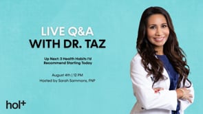 Dr. Taz Live Q&A July 31st