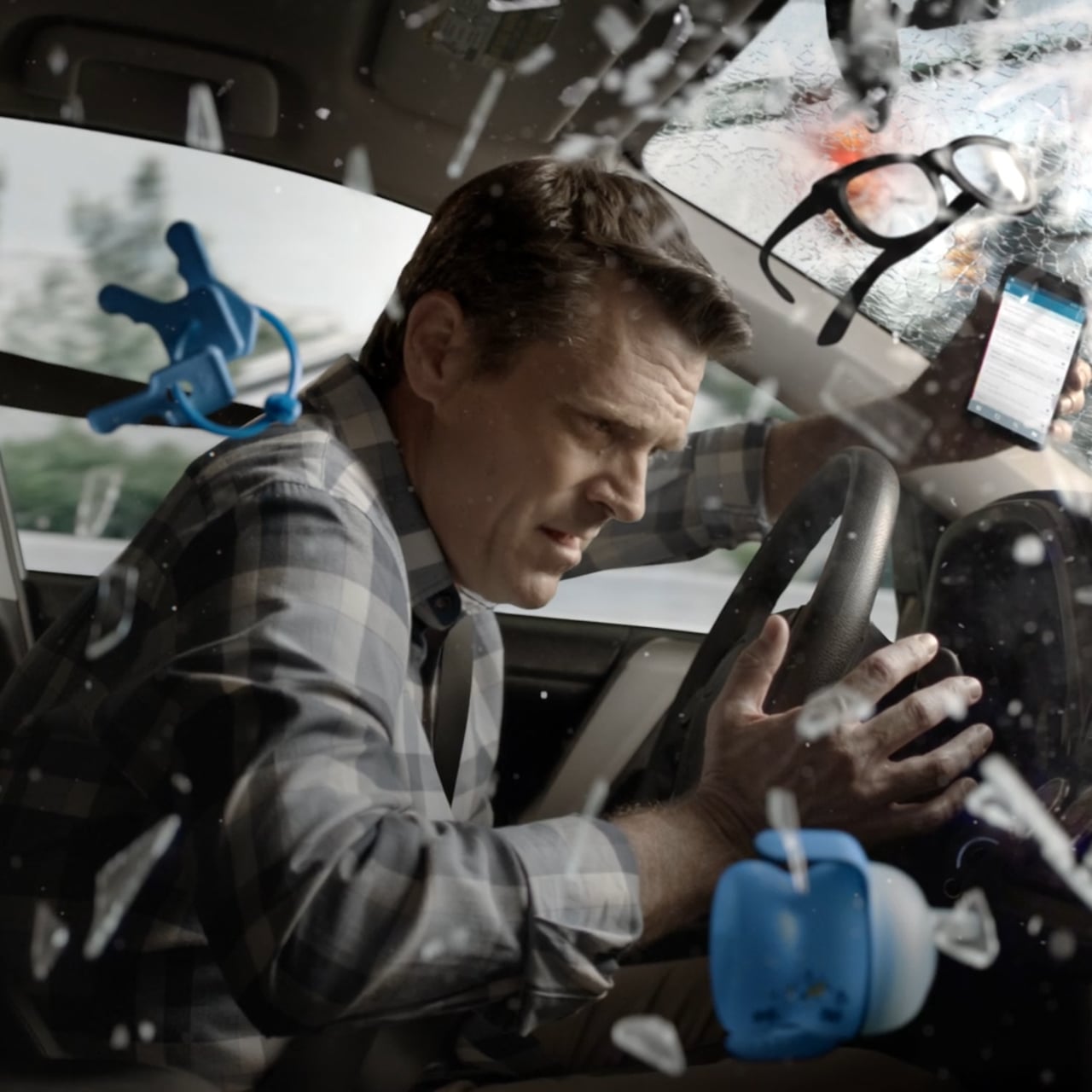 ATT - Social PSA - It Can wait - Minivan Crash film frame