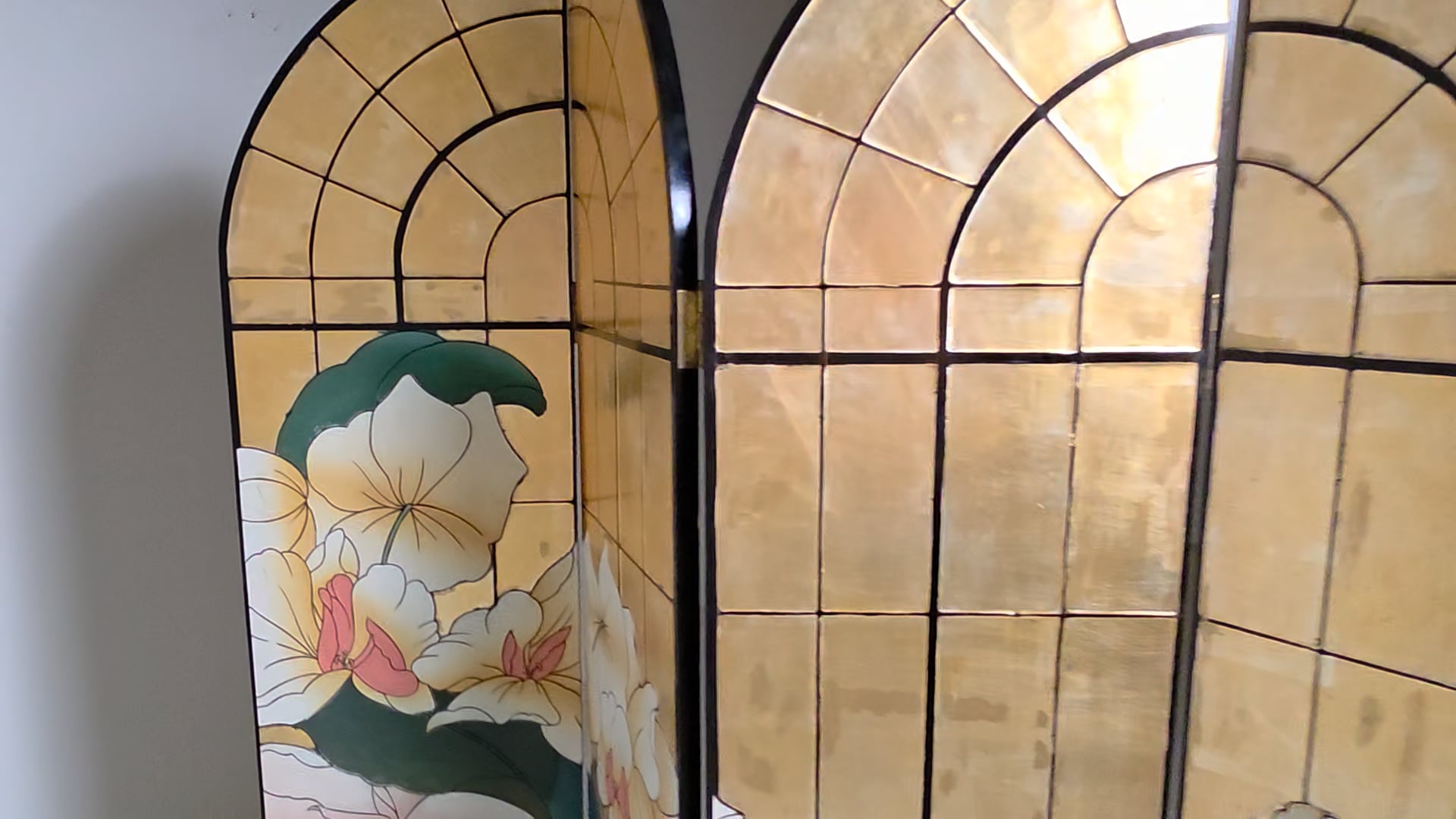 French Four-Panel Room Divider by Fournier Decoration Paris