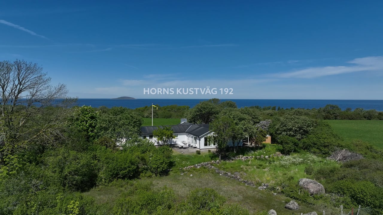 10 rum Vinterbonat fritidshus på Horns kustväg 192 Fornbo / Horns udde Borgholms kommun - video