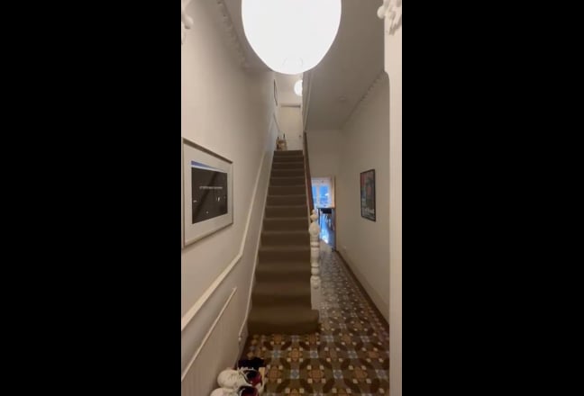 Video 1: Living room, looking towards front window