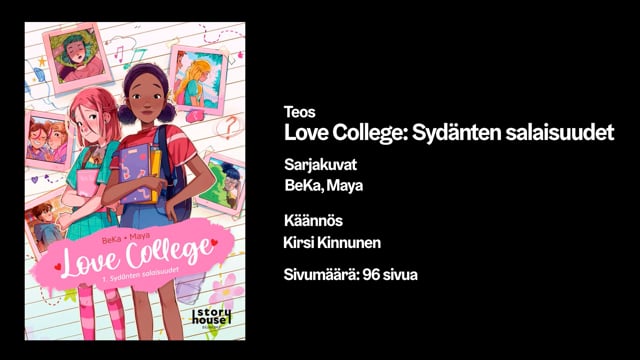 Lukuvinkkejä 4.–6.-luokkalaisille: BéKa – Love College, Sydänten salaisuudet