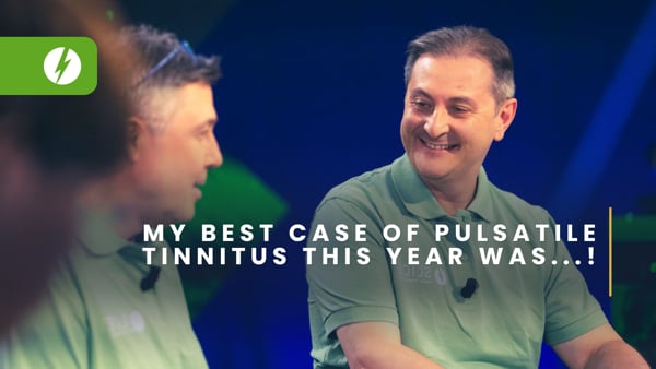 Pulsatile Tinnitus Session: My best case of Pulsatile Tinnitus this year was...!