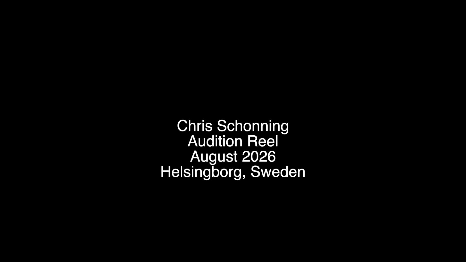 Chris ‘Reklam’ Audition 1 / Svensk 
