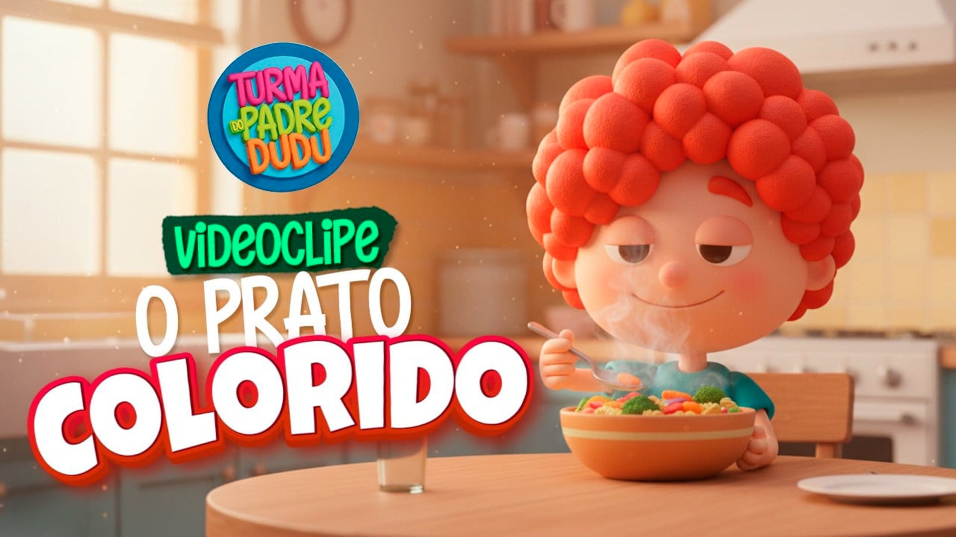 O prato colorido