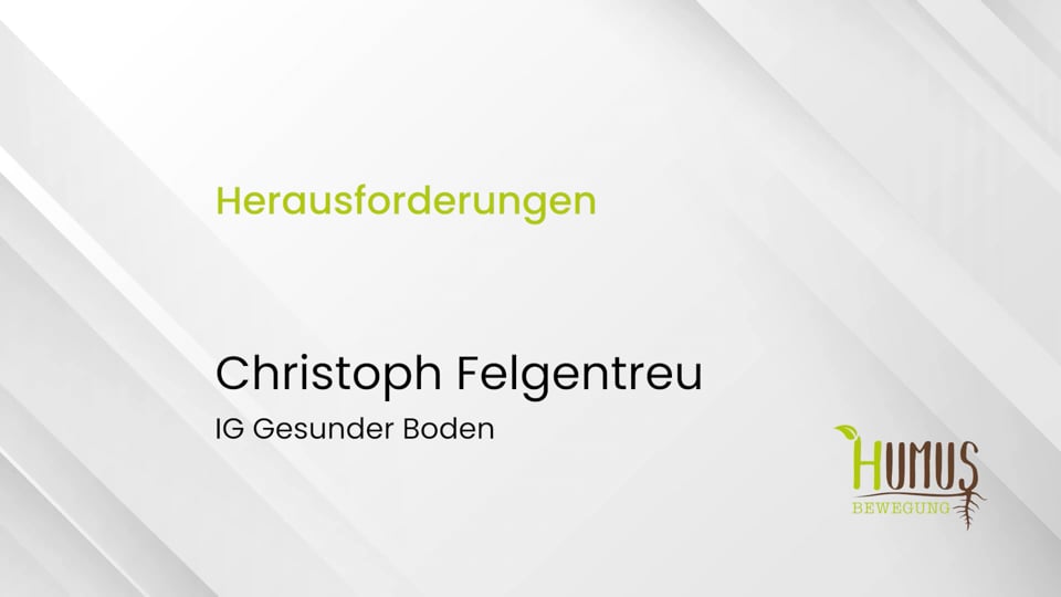 Zentrale Herausforderungen der Landwirtschaft im Klimawandel | mit Christoph Felgentreu