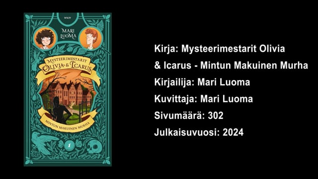 Helsingin kaupunginkirjasto vinkkaa: Mari Luoma – Mintun makuinen murha