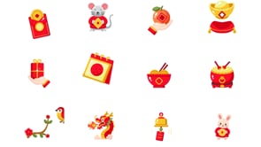 120 Chinese New Year Icons Bundle, an Emoji Icon by Brickclay (Thumbnail 11 of 11)