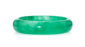 Simulated Jade Bangle Bracelet