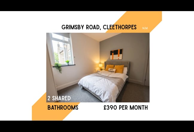 Furnished Room on Grimsby Road, Cleethorpes 💛 Main Photo