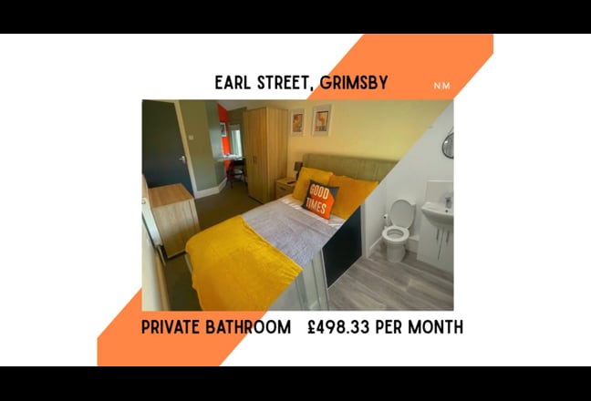 Double Rooms on Earl Street, Grimsby 🏠 Main Photo