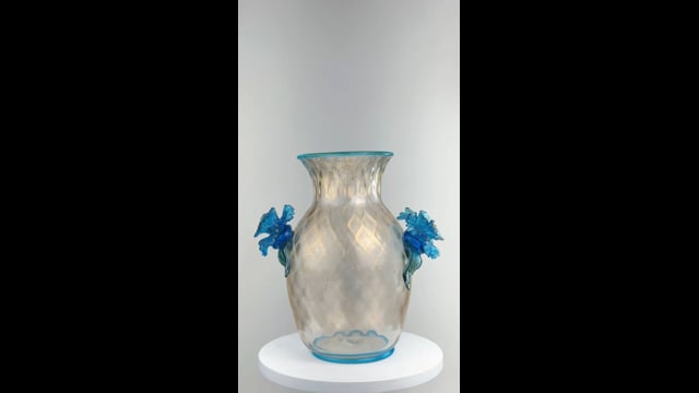 Vaso Flores Azuis