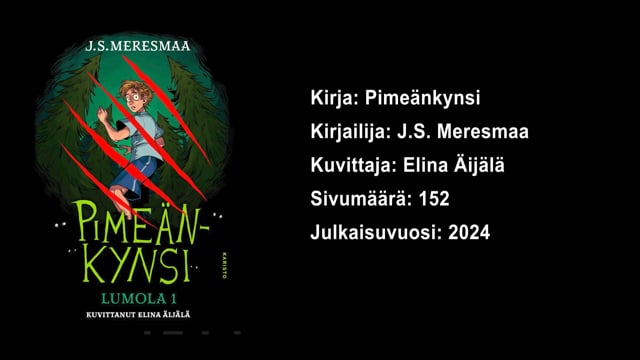 Helsingin kaupunginkirjasto vinkkaa: J. S. Meresmaa – Pimeänkynsi