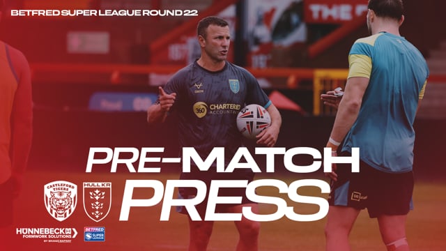 "It'll Be A Challenging Game" Castleford Tigers Pre-Match Press - Willie Peters
