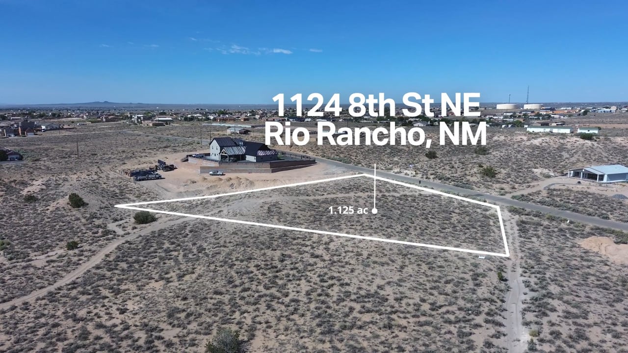 Vacant land aerial video, Rio Rancho, NM by Nuvista Media
