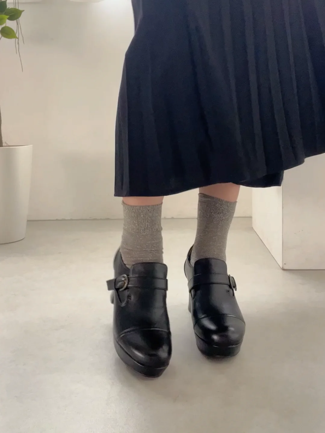 防滑│ 厚底ベルトブーティ（AS_1310317） | あしながおじさん