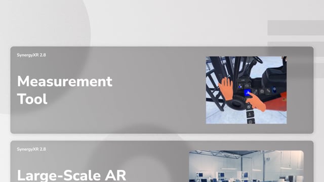 Still fra SynergyXR 2.8 releasefilm
