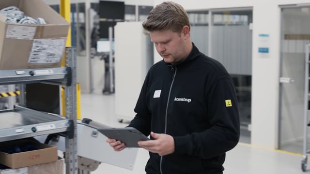 Still fra SynergyXR produktfilm om AR og QR-koder