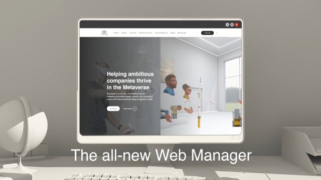 Still fra SynergyXR The All New Manager