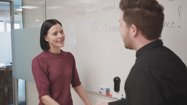 Still fra SynergyXR og LMS365 om immersive learning