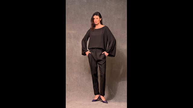 Scarpin Couro Salto 5 Figo Meghan
