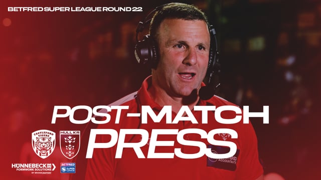 "It Was A Really Professional Performance" Castleford Tigers Post-Match Press - Willie Peters