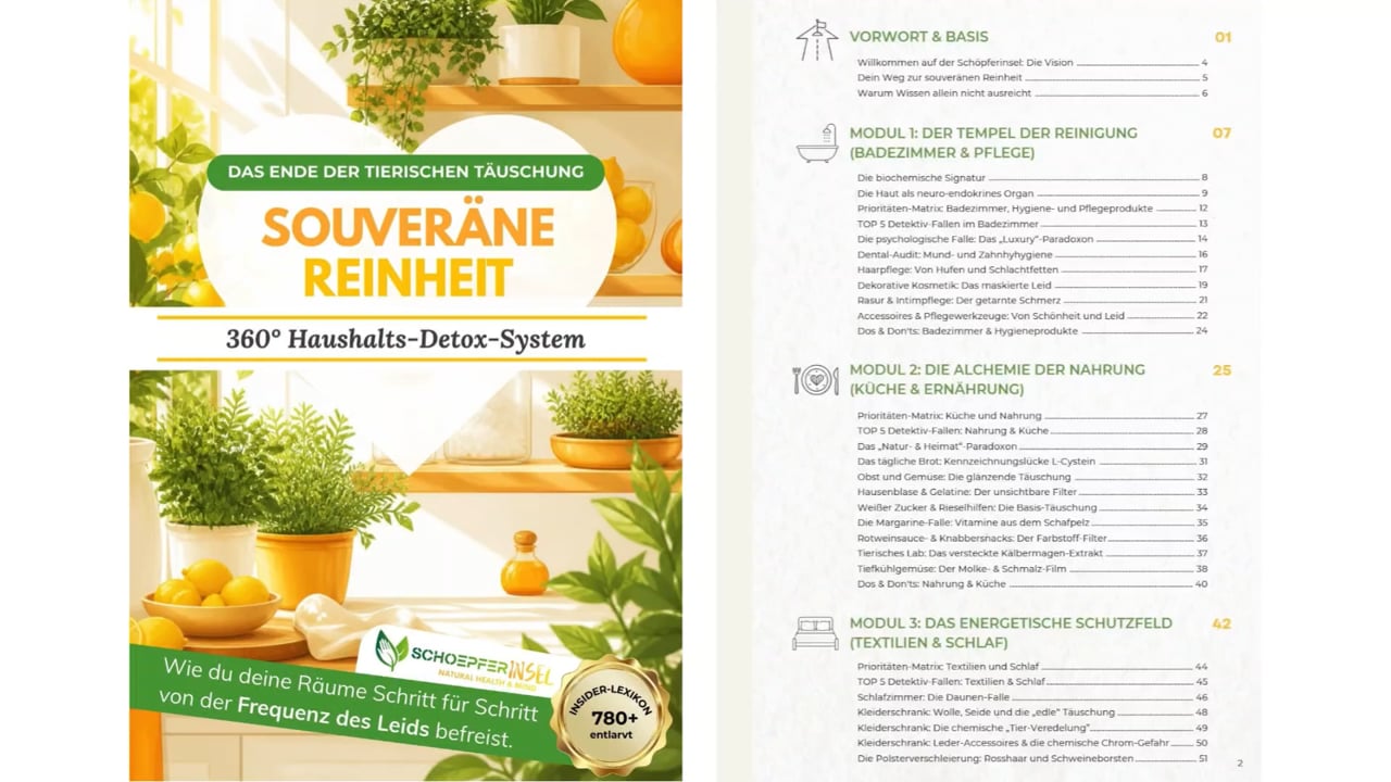 360° Haushalts-Detox-System – E-Book zu veganem Haushalt