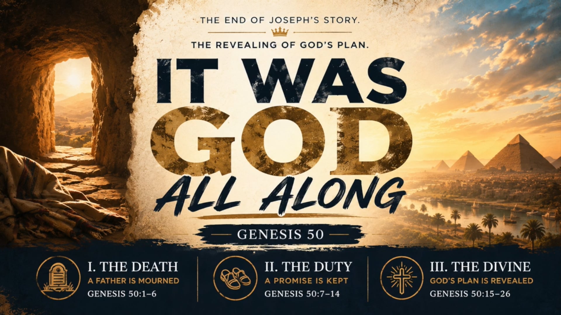 Genesis 50 (It was God all along)