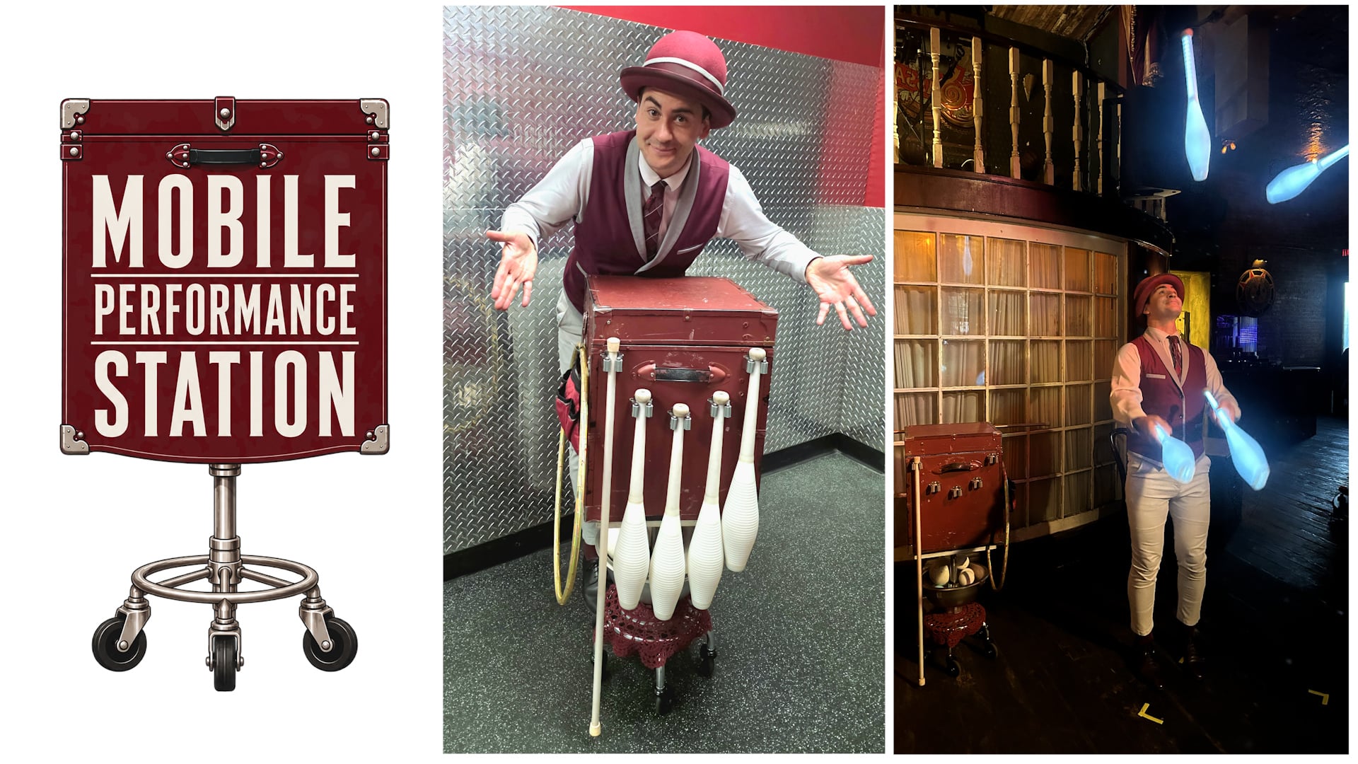 Promotional video thumbnail 1 for Alex Bistrevsky - Variety Circus & Vaudeville