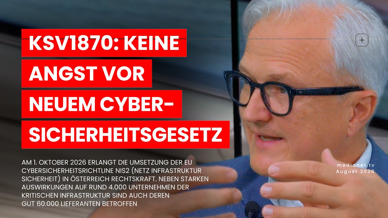 KSV1870 – Keine Angst vor neuem Cyber-Sicherheitsgesetz