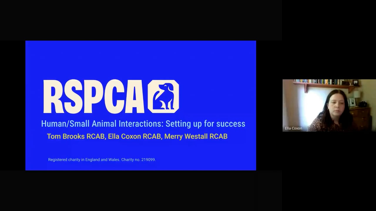 Video 1 (1). Human_Small Animal CPD - Intro, Rabbits & Rodents.mp4 - Ella Coxon