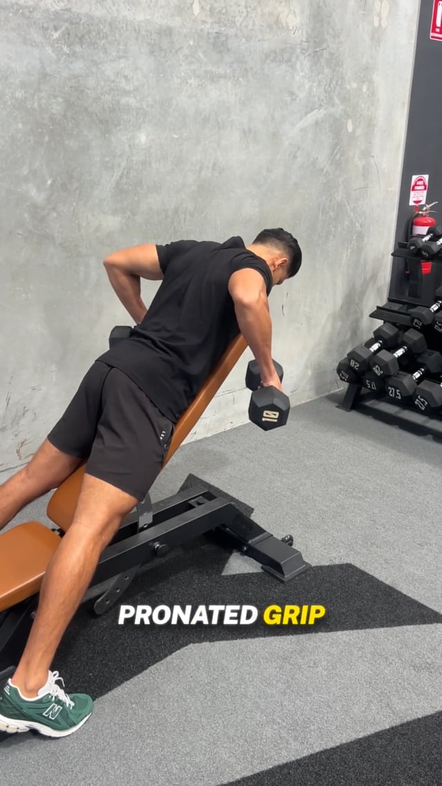 Dumbbell Pronated Row