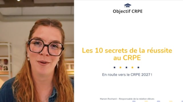 Professeur des écoles en 2027: les 10 secrets pour réussir le concours
