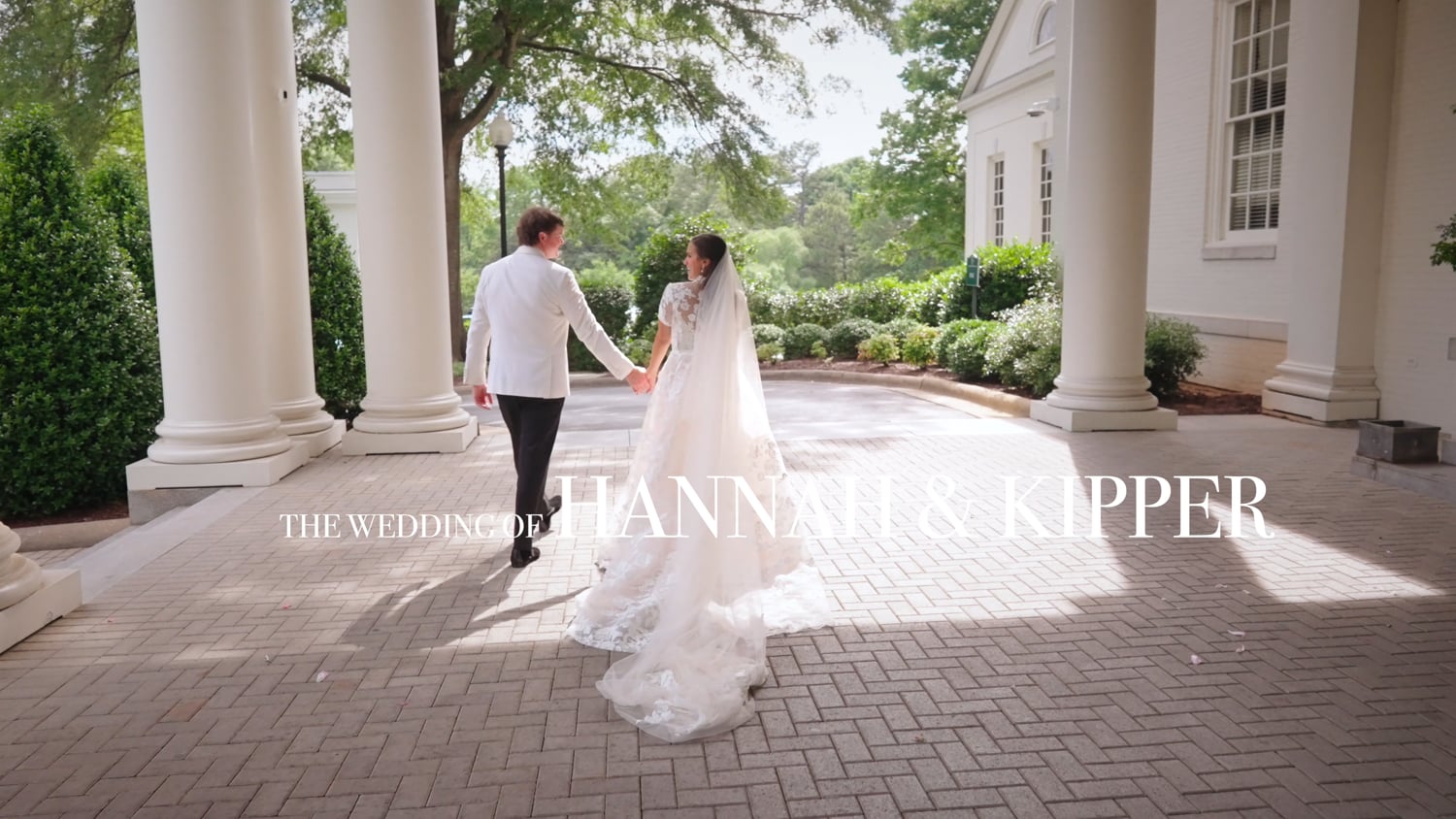 Hannah and Kipper wedding film still