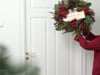 Julekrans med navn - Glædelig jul
