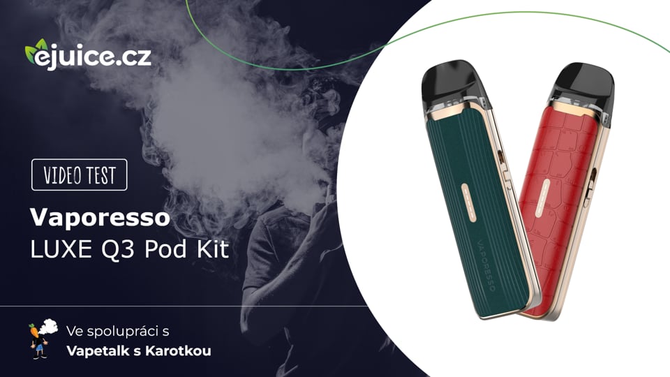 Vaporesso LUXE Q3 Pod Kit - video test (CZ)
