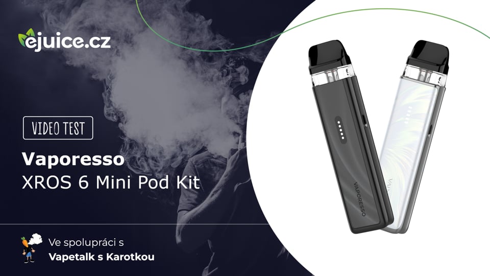 Vaporesso XROS 6 Mini Pod Kit - video test (CZ)