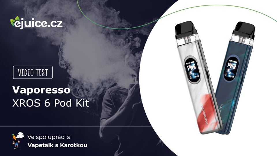 Vaporesso XROS 6 Pod Kit - video test (CZ)