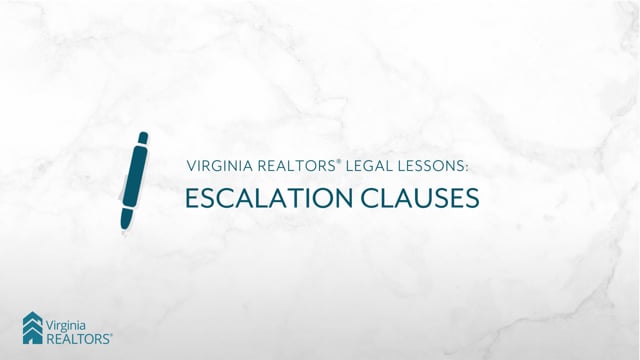Escalation Clauses