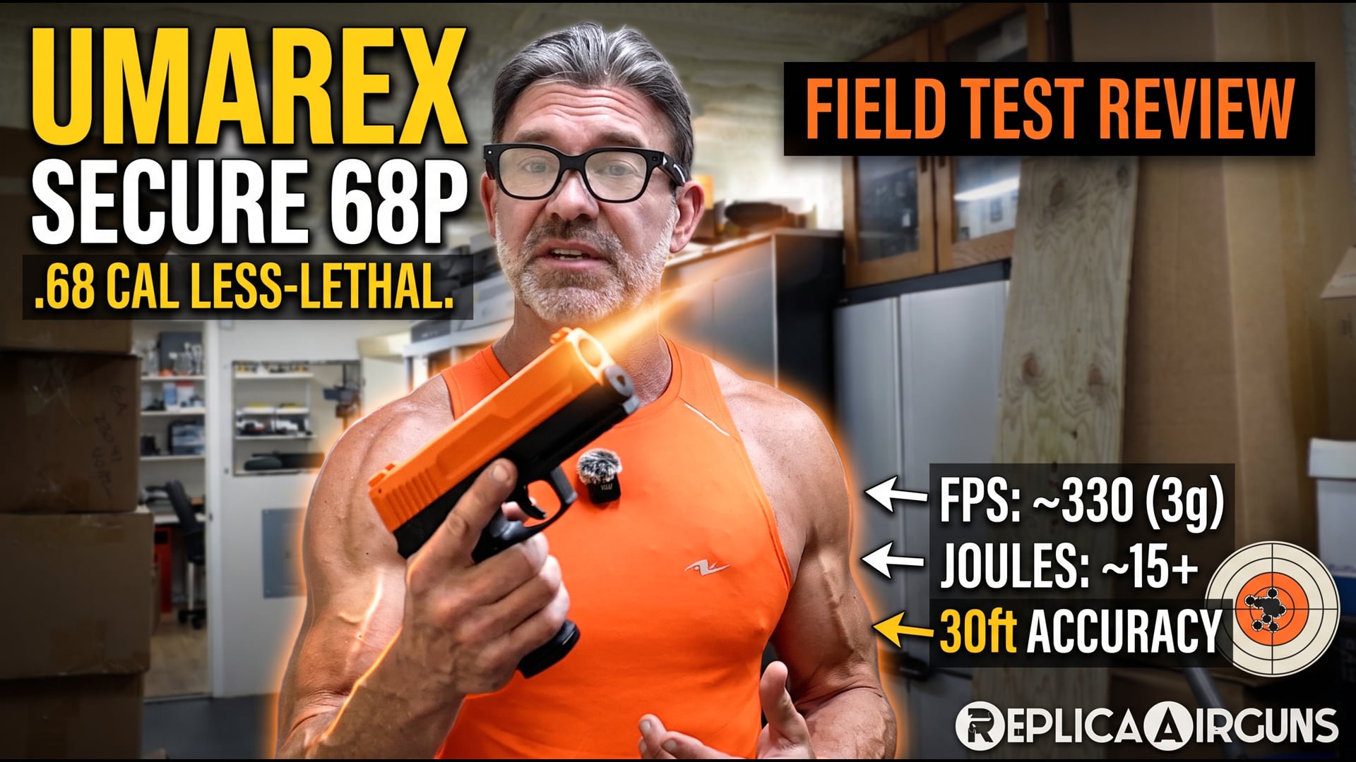 Umarex P2P Secure 68P Less Lethal .68 Cal Impact Pistol Field Test Review