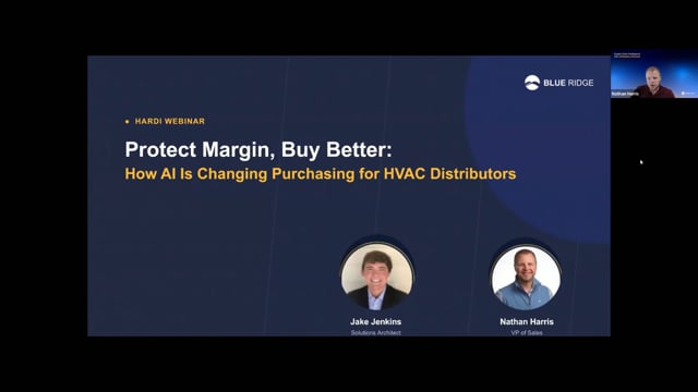 Protect Margin, Buy Better: How AI Is Changing Purchasing for HVAC Distributors Webinar Replay